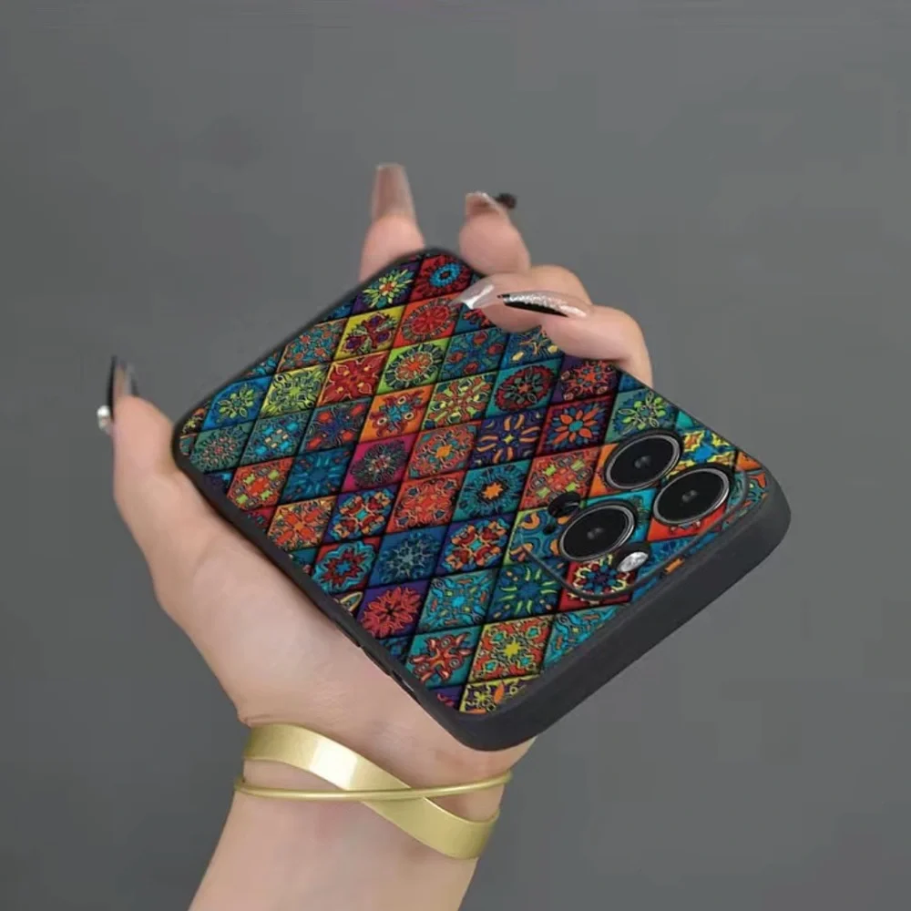 Brand New Bohemian Pattern Mobile Case for IPhone 14 Pro Max